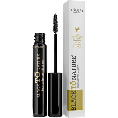 Tolure Cosmetics Riasenka pre rast rias Black To Nature Boost & Growth Mascara Black 8,5 ml
