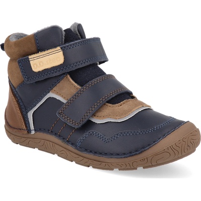 D.D.Step Detské zateplené celoročné barefoot topánky A116-62911A Chocolate