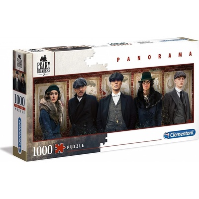 Clementoni panorama Netflix Peaky Blinders Gangy z Birminghamu 39567 1000 dílků