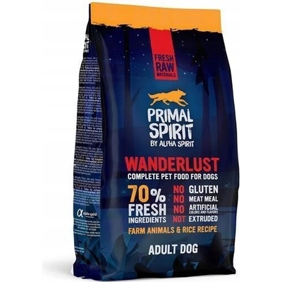 Primal Spirit Wanderlust rybí s kuřecím 1 kg