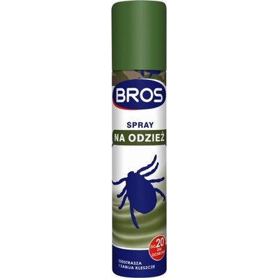 Bros spray na oblečení a obuv odpuzuje a zabíjí klíšťata 90 ml