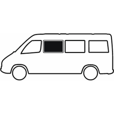 Carbest Boční posuvná okna pro Ducato/Boxer/Jumper 2007+ varianta První okno za řidičem (všechny délky vozu)