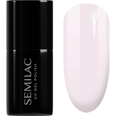 Semilac UV Hybrid Closer Again gelový lak na nehty odstín 385 Pastel Pink Sky 7 ml