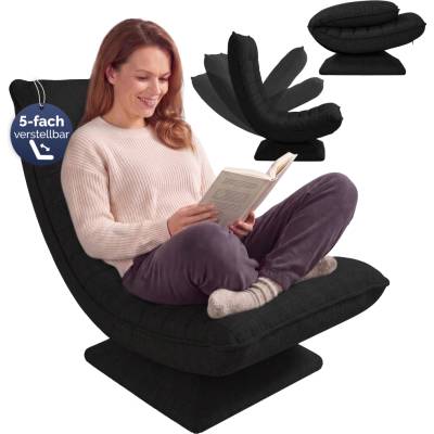 Casaria relaxační polohovací černé 109636