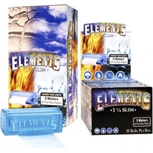 Elements orlovací papírky rolls king size 5 m + plast holder 10 ks