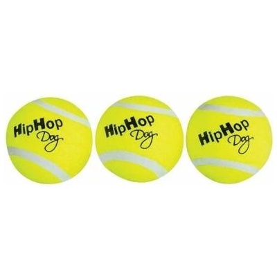 HIPHOP Balení-tenisový lopta pískací 5 cm DOG 3 ks v bal.