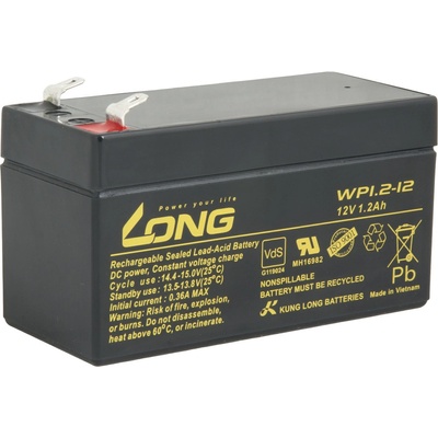 Long F1 WP1,2-12 PBLO-12V001,2-F1A 12V 1,2Ah – Hledejceny.cz