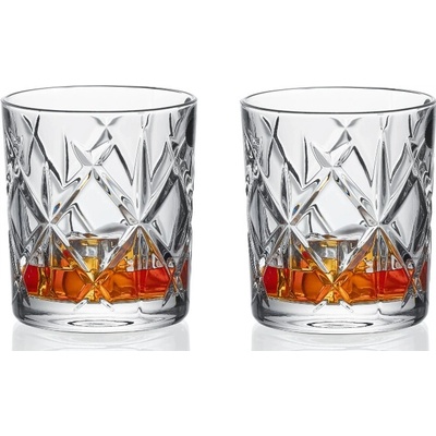Crystal Bohemia křišťálové sklenice na whisky York 2 x 320 ml