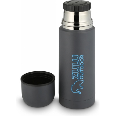 Zulu Termoska Vacuum Flask šedá modrá 350 ml