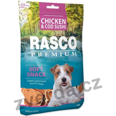 Rasco Premium sushi z tresky a kuřete 80 g