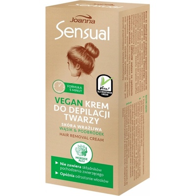 Joanna Sensual Vegan depilační krém na tělo 100 g
