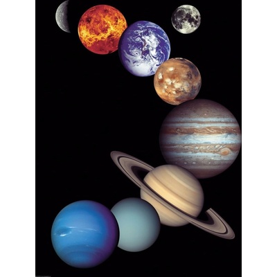 Eurographics NASA Sluneční soustava 1000 dielov