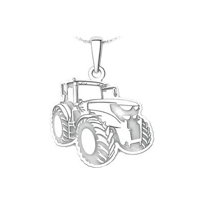 Auronitens Stříbrný přívěsek traktor PA1313