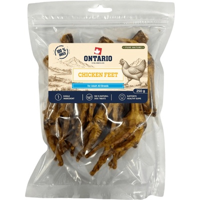 Ontario Pure Nature Sušené kuřecí pařátky 250 g