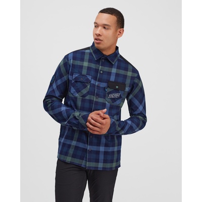 Silvini Farini pánska flanelová košeľa MJ2131 navy garden