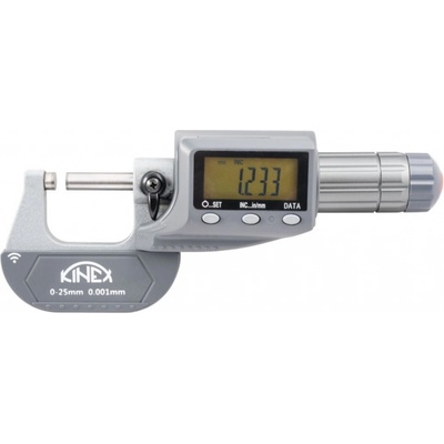 K-MET mikrometr třmenový digitální 0-25mm ICONIC Labo Bluetooth 0,001mm IP65 7033-95-025