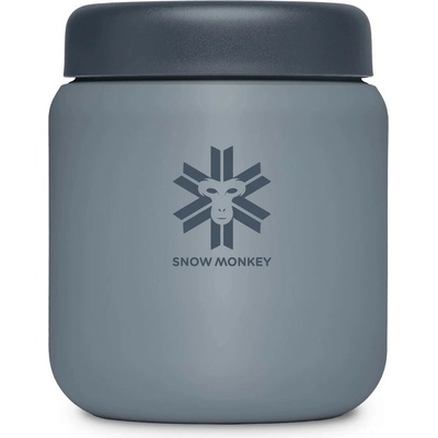 Snow Monkey termoska na jídlo Foodie Maxi 700 ml šedá