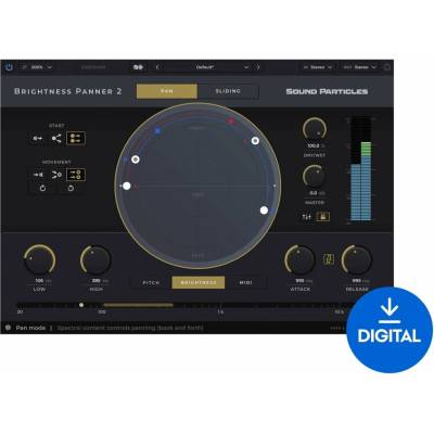 Sound Particles Brightness Panner (Digitálny produkt)