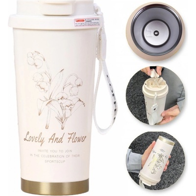 Flamenco Mystique Termohrnek s rukojetí a pítkem 550 ml BD28WZ1