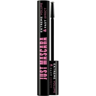 Dermacol Objemová řasenka Just Mascara Extreme Volume & Fast Effect Mascara Black 12,5 ml