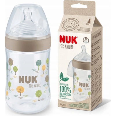 Nuk kojenecká láhev pro Nature hnědá 260ml