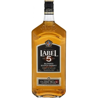 LABEL 5 WHISKY 40% 1 l (holá láhev)
