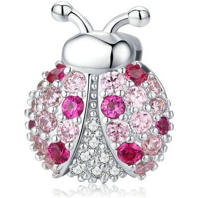 P&J Jewellery Stříbrný klip Reflexions Beruška RFCH4