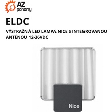 ELDC - výstražná LED lampa NICE s integrovanou anténou 12-36VDC