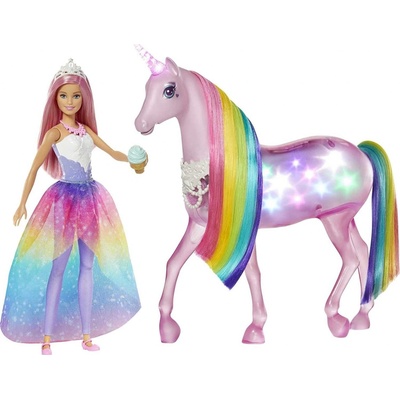 Mattel Barbie Kouzelný jednorožec a Dreamtopia – Hledejceny.cz