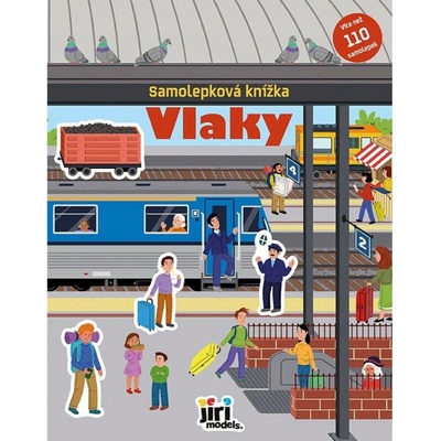 Samolepková knížka Vlaky
