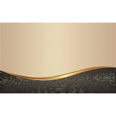 Preinterier FT3401 Fototapeta na stenu Zlaté pásy vlies 104cm x 70cm