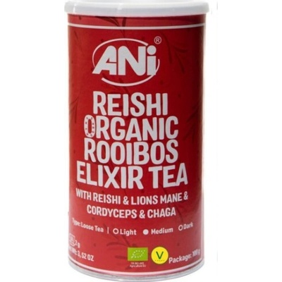 Ani Rooibos Reishi BIO čaj elixír s Cordyceps Lion's Mane Chaga 100 g