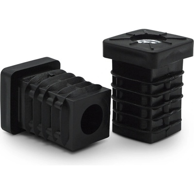 Zátka rektifikačná M8 / 205b-034 / 20 x 20 / 1 - 2 mm (čierna)