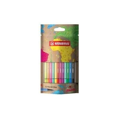 Stabilo Pen 68 mini my design 12 rôznych farieb