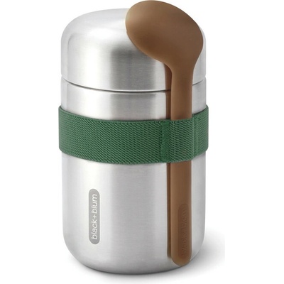 Black-Blum Nerezová termoska na jídlo Food Flask Olive 400 ml