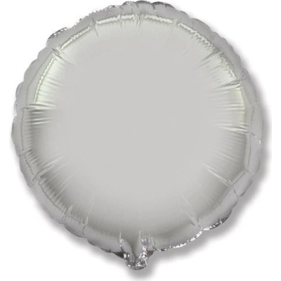 FLEXMETAL Balón foliový 45 cm Kulatý stříbrný