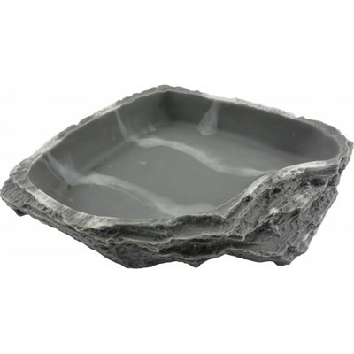 Lucky Reptile rohové krmítko Granite maxi 24 x 24 x 6 cm – Hledejceny.cz