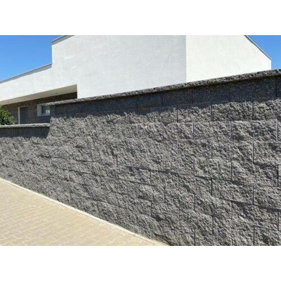AZ BETON Tvarovka štípaná 1-STRANNÁ šedá