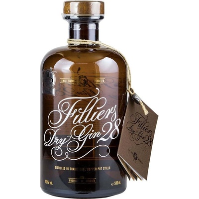 Filliers Dry Gin 28 46% 0,5 l (čistá fľaša)