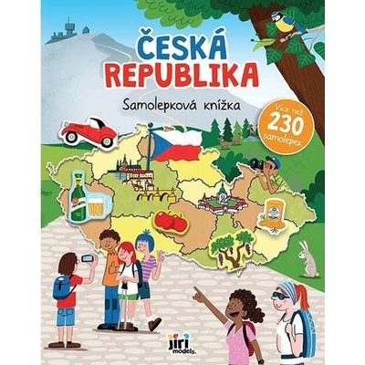Jiri Models Česká republika velká samolepková knížka