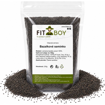 FITBOY Bazalkové semienko 250 g