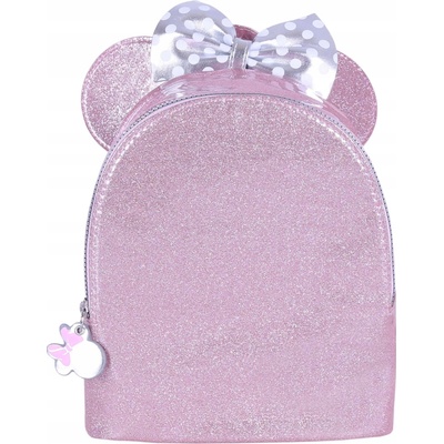 Ružový, trblietavý ruksak Myška Minnie DISNEY