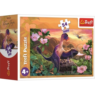 Micro TREFL Úžasní dinosauři: raptor u hnízda 54 dílků