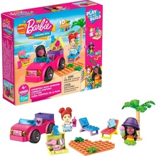 MEGA BLOKS Mega Construx Barbie Dobrodružství s plážovým kabrioletem