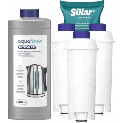Sillar Delonghi 3 ks + odvápňovač AquaFloow 0,5 l – Hledejceny.cz