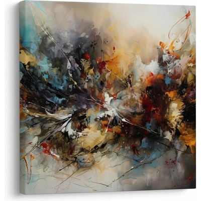 Obraz - Abstraktná grafika, jednodielne 70x70 cm