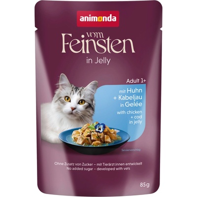 animonda Vom Feinsten Adult Raffinesse v želé kuracie + treska 24 x 85 g
