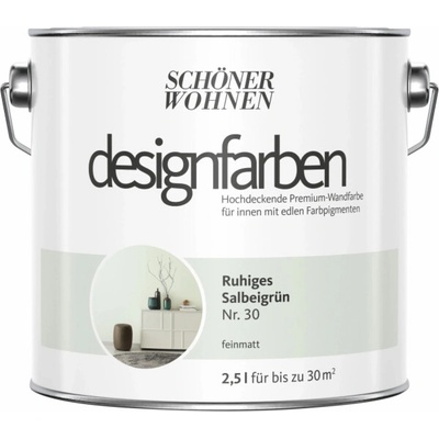 Schöner Wohnen Designer Paints Calm Sage Green Matt 2,5l