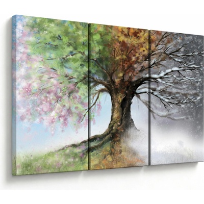Obraz - Strom štyroch ročných období, trojdielne 120x80 cm