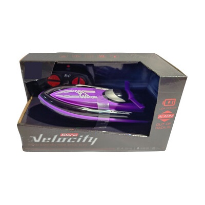 Sparkys R/C Rychlostní Člun Velocity 2.4 GHz Purpurová 1:16